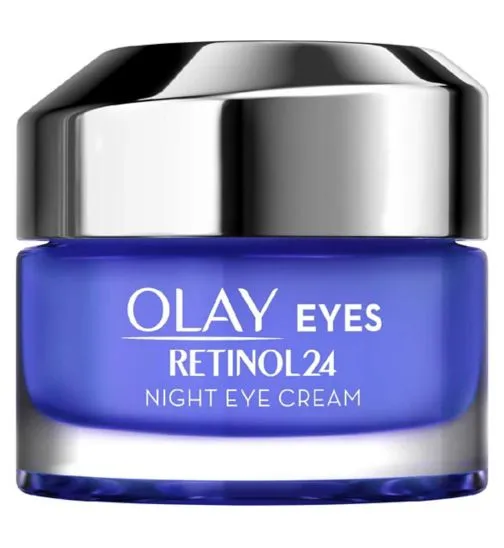 A close second in the Olay vs Neutrogena eye cream comparison, Olay Retinol 24 eye cream.