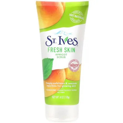 A close second in the St Ives vs Aveeno scrub comparison, the St. Ives Fresh Skin Apricot Scrub