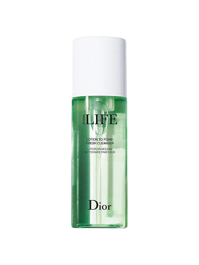 A close second in the Chanel vs Dior cleanser comparison, the Dior Hydra Life Cleanser.