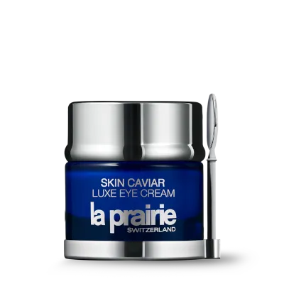 A close second in the La Prairie vs Sisley Eye Cream comparison, the Skin Caviar Luxe Eye Cream by La Prairie.