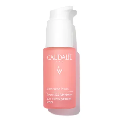 A close second  in the Caudalie vs La Roche Posay comparison, the SOS Vinosource-Hydra Thirst-Quenching Serum by Caudalie