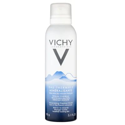 A close second in the Vichy vs Avene competition, the Vichy Mineralizing Thermal Spa Water.