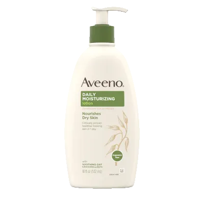 FEMMENORDIC's choice in the Aveeno vs CeraVe moisturizer comparison, the Aveeno Daily Moisturizing Lotion