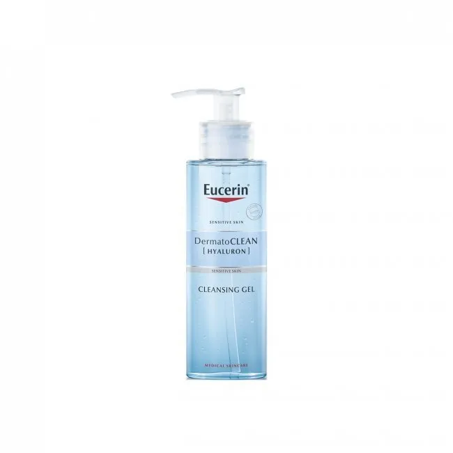 FEMMENORDIC's choice in the Eucerin vs Cetaphil comparison, the DermatoClean Refreshing Cleansing Gel by Eucerin