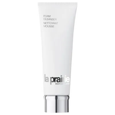 A close second in the La Prairie vs La Mer comparison, the Foam Cleanser by La Prairie.