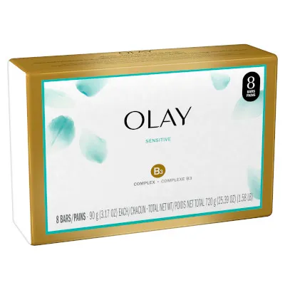 FEMMENORDIC's choice in the Olay vs Dove comparison, the Olay Sensitive Beauty Bar