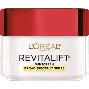 Revitalift Anti-Wrinkle Firming Day Cream SPF 25 by L'Oreal, smoother, firmer skin in 4 weeks.
