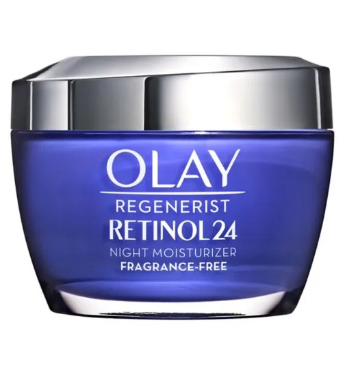 FEMMENORDIC's choice in the Olay vs RoC comparison, the Olay Regenerist Retinol 24 Hour Night Moisturizer