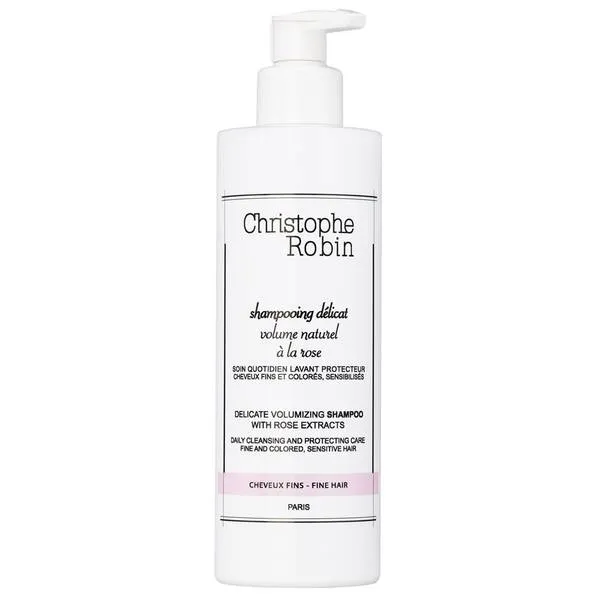 Delicate Volumizing Shampoo by Christophe Robin, the best French shampoo for fine, coloured, or sensitive hair.