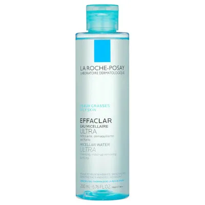 Effaclar Micellar Water by La Roche Posay; a fresh, cleansing water, specially formulated for combination and oily skin.