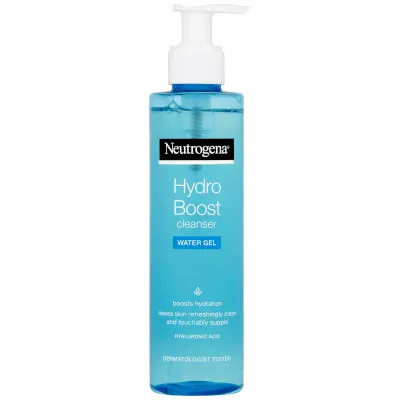 Hydro Boost Gel Face Cleanser by Neutrogena, a hydrating gel cleanser.