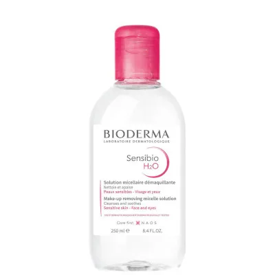 Sensibio H2O Micellar Water by Bioderma, a specific cleansing and make-up removing micellar water for sensitive skin.