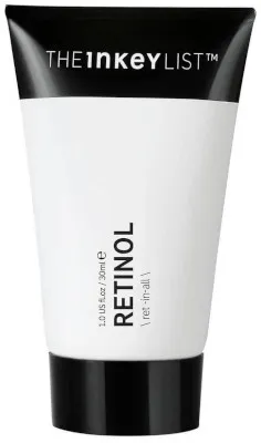 Retinol Serum by The Inkey List, helps reduce fine lines and wrinkles.