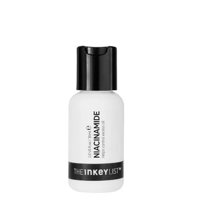 Niacinamide Serum by The Inkey List, helps control excess oil and redness.