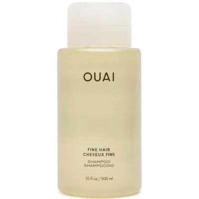 A tied FEMMENORDIC's choice in the OUAI vs Living Proof comparison, OUAI Fine Hair Shampoo