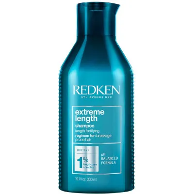 A tied FEMMENORDIC's choice in the Redken Extreme vs Extreme Length comparison, the Redken Extreme Length Shampoo.