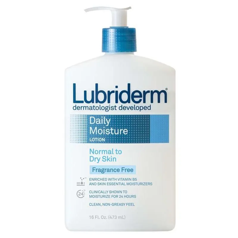 FEMMENORDIC's choice in the Lubriderm vs Aveeno comparison, the Lubriderm Daily Moisture Lotion