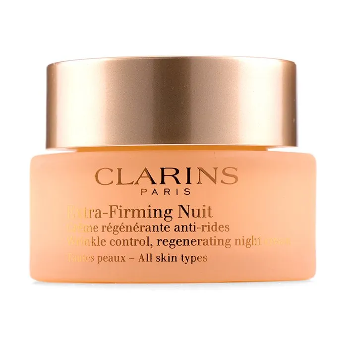 FEMMENORDIC's choice in the Clarins vs Elizabeth Arden comparison, the Clarins Extra-Firming Night Cream