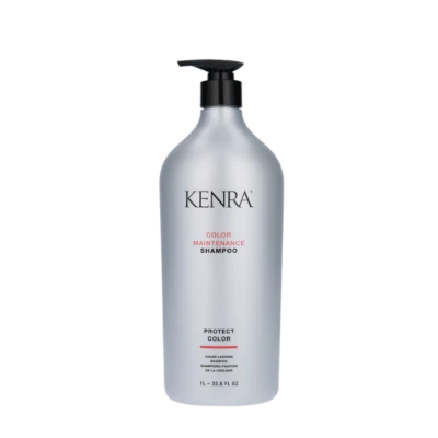 Kenra Color Maintenance, a potent, conditioning shampoo for vivid, enduring color..