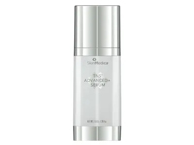 TNS Advanced+ Serum by SkinMedica, skin rejuvenating formula improves the appearance of coarse wrinkles, fine lines, skin tone, and texture.