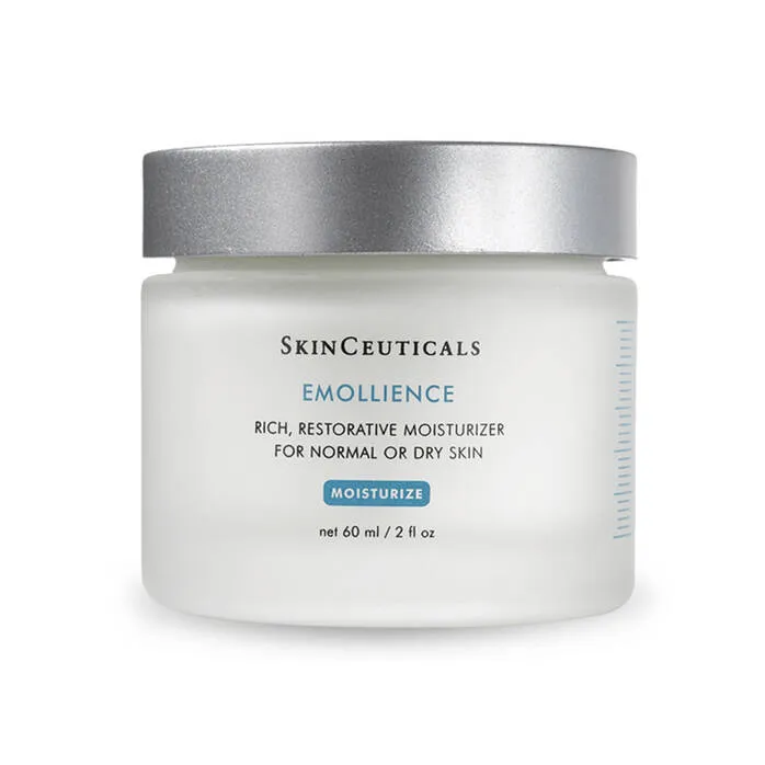 Emollience Moisturizer by SkinCeuticals, restores and maintains moisture while nourishing the skin.