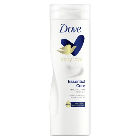 FEMMENORDIC's choice in the Dove vs Nivea comparison, the Dove Essential Care Body Lotion