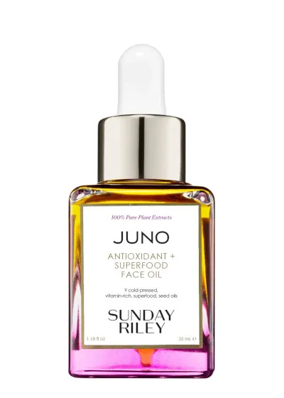 FEMMENORDIC's choice in the Sunday Riley vs Drunk Elephant facial oil comparison, the Sunday Riley Juno Facial Oil