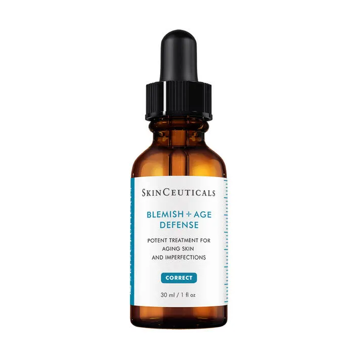 FEMMENORDIC's choice in the SkinCeuticals vs iS Clinical comparison, the SkinCeuticals Blemish + Age Defense Serum.
