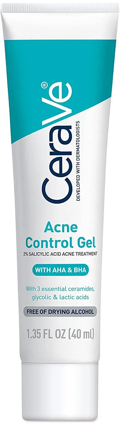 Acne Control Gel by CeraVe, 2% Salicylic Acid Acne Treatment.