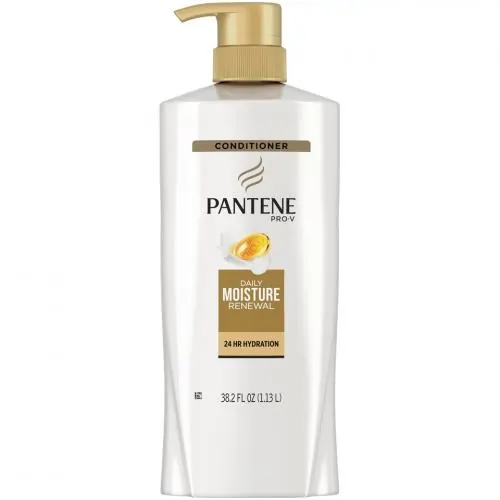 A tied FEMMENORDIC's choice in the Pantene vs Aussie conditioner comparison, the Pantene Pro-V Daily Moisture Renewal Conditioner.