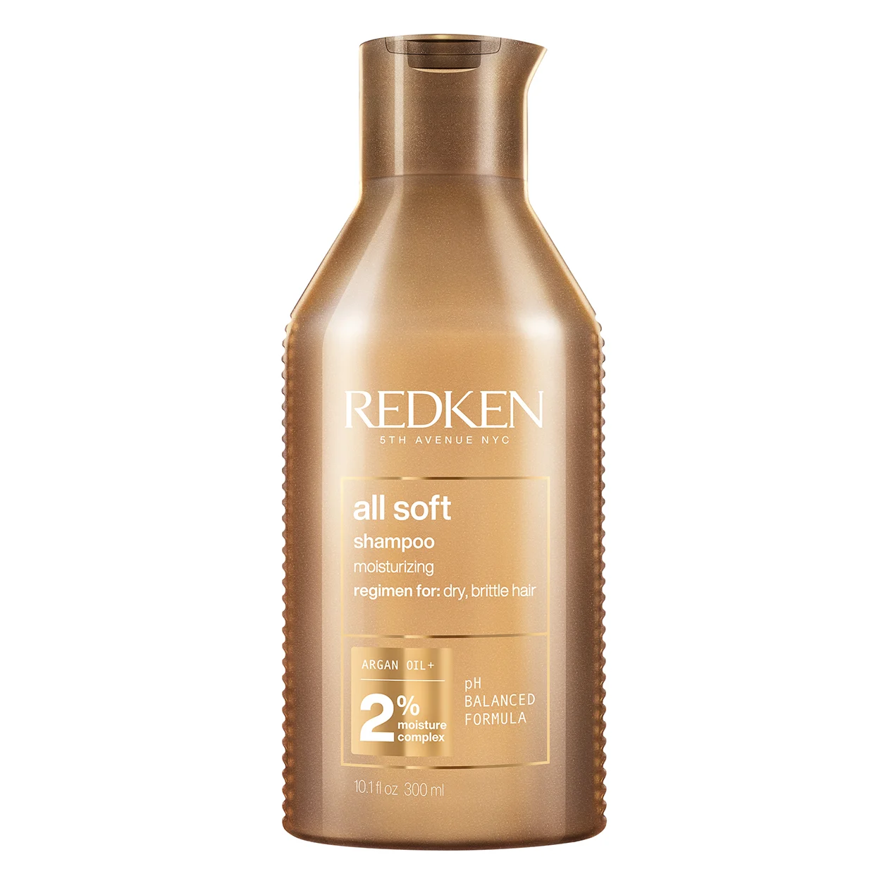 A tied FEMMENORDIC's choice in the Redken vs Nexxus shampoo comparison, Redken All Soft Shampoo