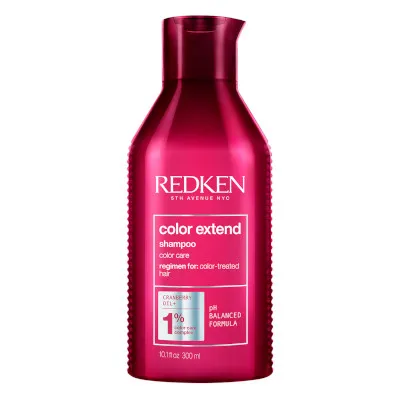 A tied FEMMENORDIC's choice in the Redken vs Biolage shampoo comparison, Redken Color Extend Shampoo