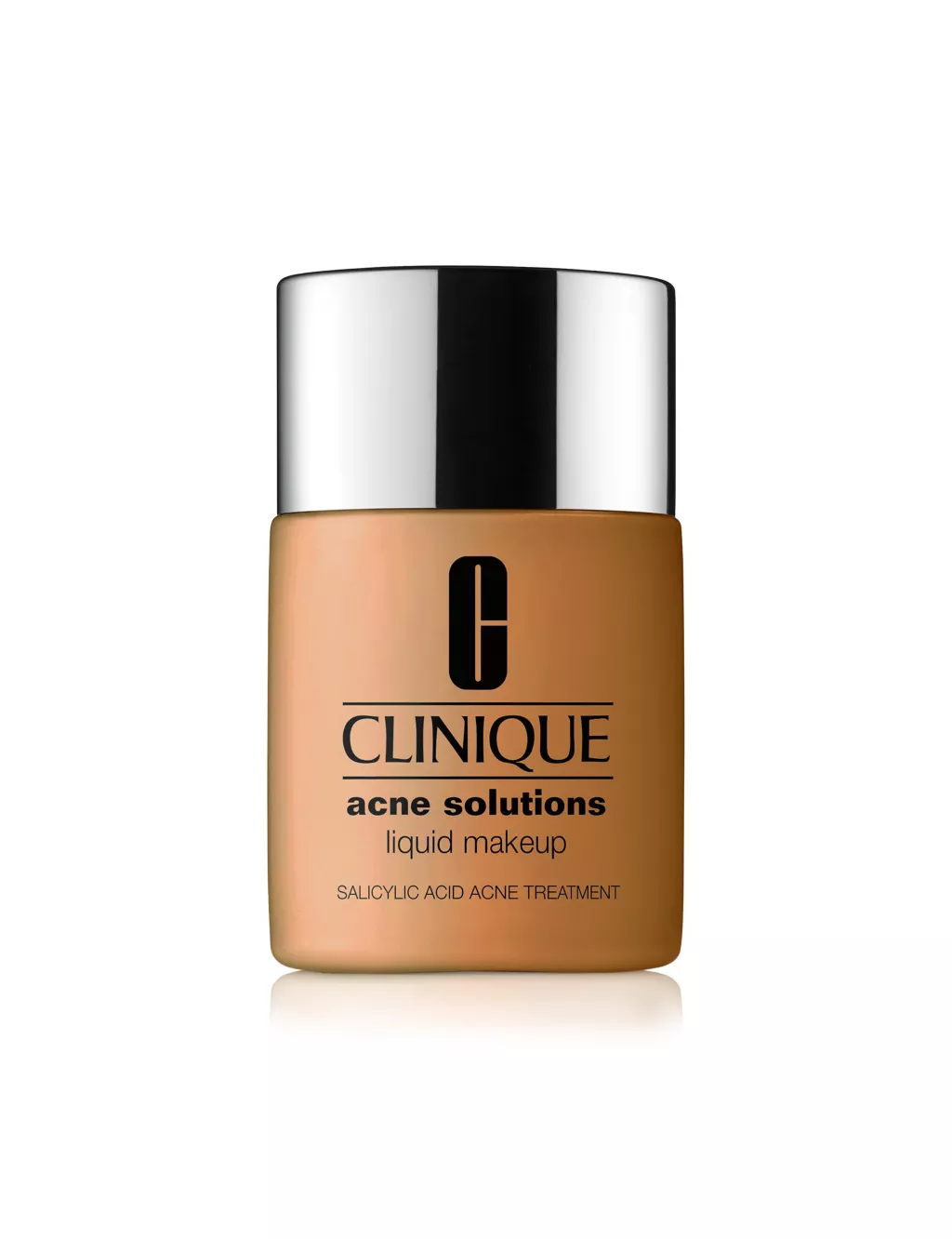 Acne Solutions Liquid Makeup by Clinique, oil-free foundation with salicylic acid that blends away blemishes and redness.