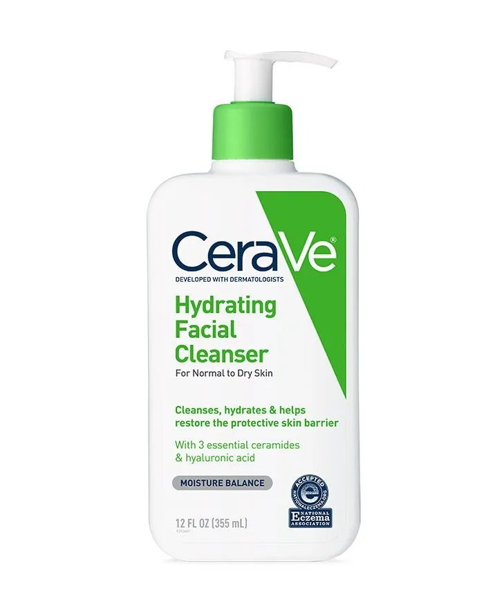 Hydrating Facial Cleanser by CeraVe, one of the best CeraVe products.