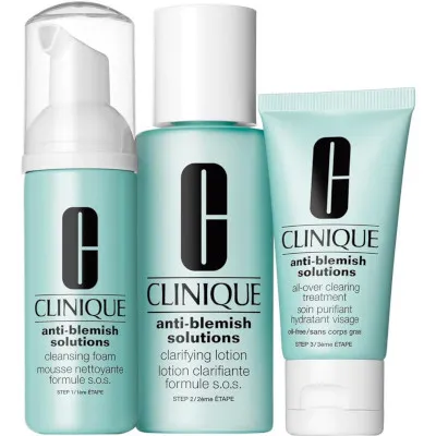 A tied FEMMENORDIC's choice in the Murad vs Clinique comparison, Clinique Anti-Blemish Solutions 3-Step System
