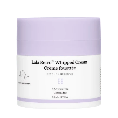 Lala Retro Whipped Cream by Drunk Elephant, rescue + recover.