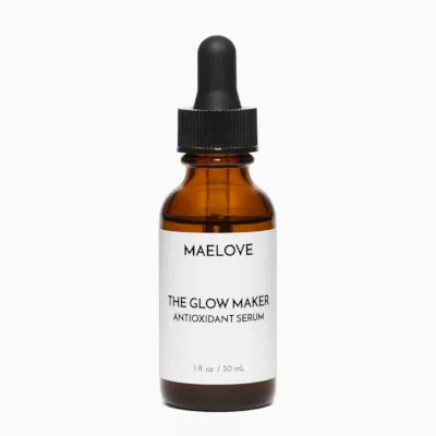 The Glow Maker Vitamin C + E Ferulic Serum by Maelove, face serum that gives you hydrated and brightened skin all day long.