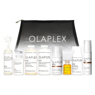 A tied FEMMENORDIC's choice in the Olaplex vs Pureplex comparison, The Complete Hair Repair System by Olaplex