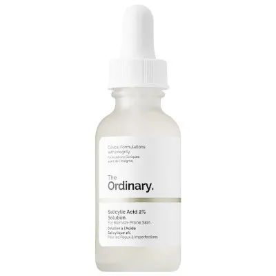 Salicylic Acid 2% Solution by The Ordinary, an exfoliator for blemish-prone skin.