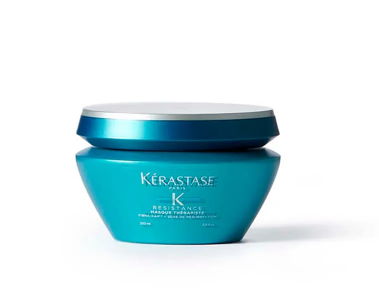 Resistance Masque Therapiste by Kerastase, restores strength and boosts elasticity.