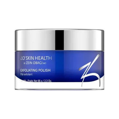 Exfoliating Polish by Zo Skin Health, gently removes dead skin cells to instantly reveal smoother, softer + glowing skin.