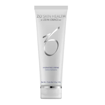 Hydrating Cream by Zo Skin Health, temporarily relieves symptoms of severely dry skin while calming skin.