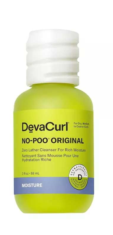 Devacurl No-Poo Original by Devacurl, moisture preserving cleanser for bouncy hydrating curls.