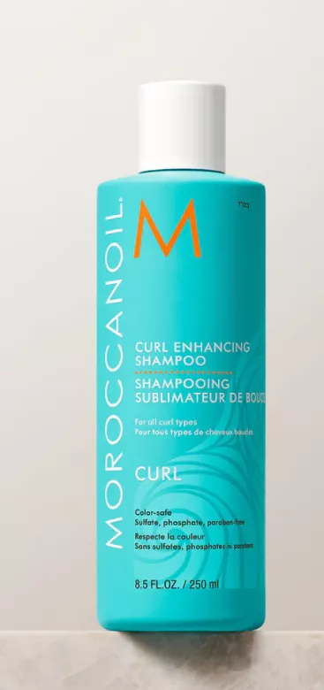 Moroccanoil Curl Enhancing Shampoo by Moroccan Oil, revive limp curls with this nourishing sulfate-free shampoo.