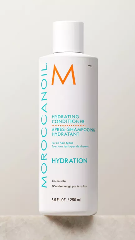 Hydrating Conditioner by Moroccanoil , ultimate nourishment for all hair types.