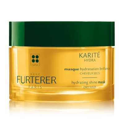 Karite Hydra Hydrating Shine Mask by Rene Furterer, the best French hair mask for hydration.