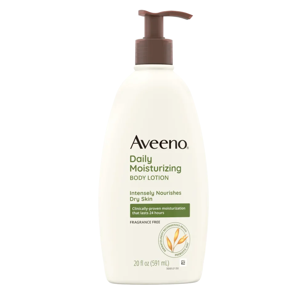 Daily Moisturizing Body Lotion by Aveeno, Intensely nourishes dry skin.