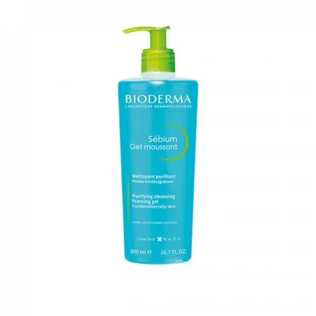 Sebium Gel Moussant by Bioderma, a soft, purifying cleanser which is non-comedogenic, non-drying and soap free.