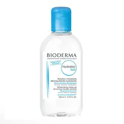 Hydrabio H2O Micellar Water by Bioderma, a hydrating, moisturizing micellar water.