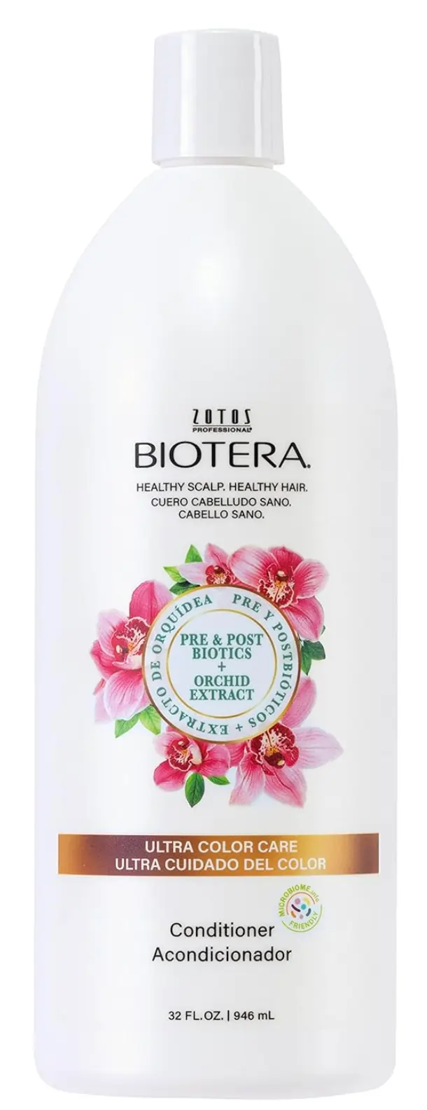 A tied FEMMENORDIC's choice in the Biotera vs Biolage conditioner comparison, the Biotera Ultra Color Care Conditioner.